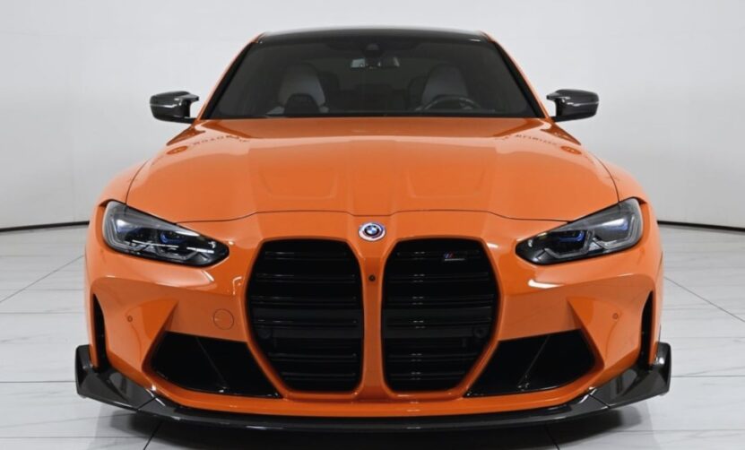 BMW M3 fire orange color