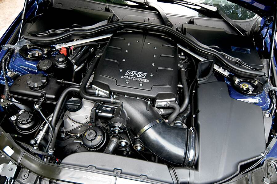 BMW E92 M3 under the hood