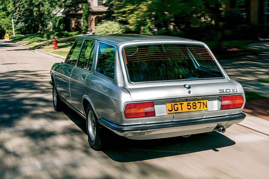 1974 BMW sedan Rear