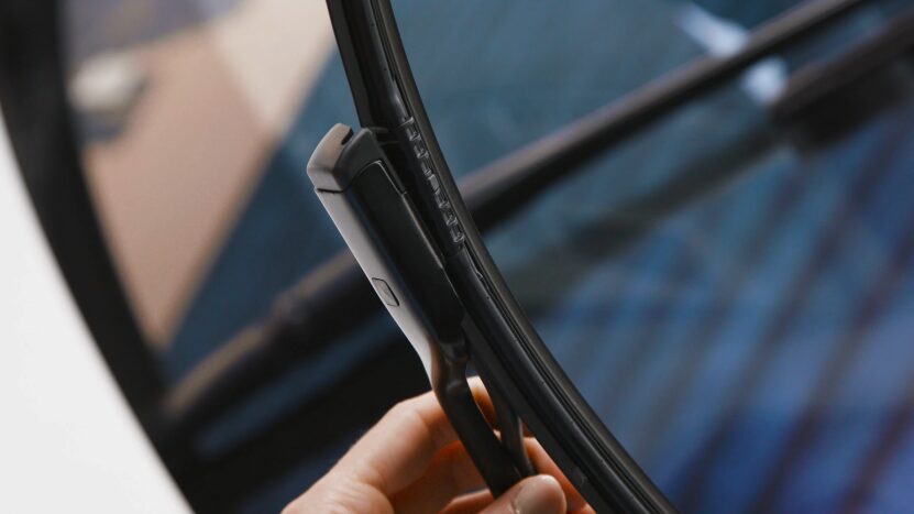 Close-Up View of A Person Holding BMW Windshield Wipers