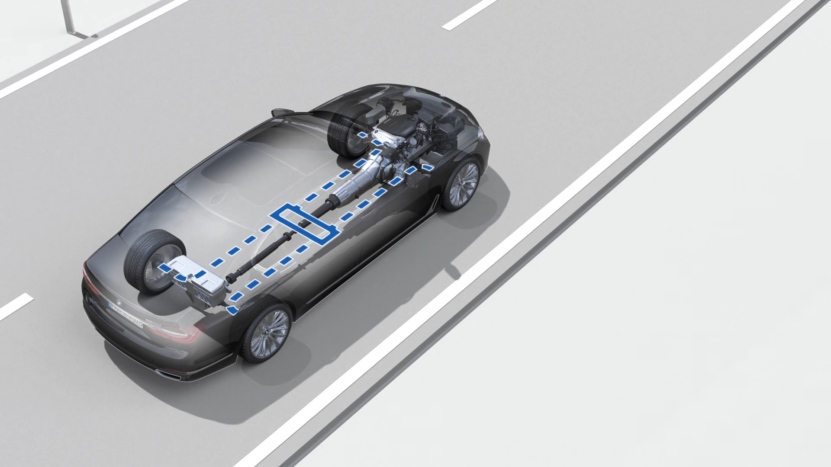 BMW Tire Pressure Monitoring System Showing Internal Components to Track Tire Pressure Levels