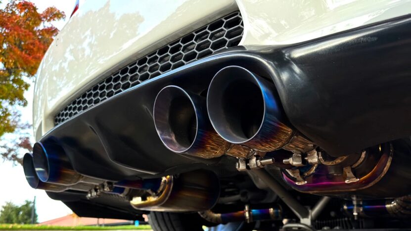 Titanium exhaust on our E93 M3